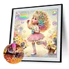 Rainbow Girl - Crystal Rhinestone Diamond Painting