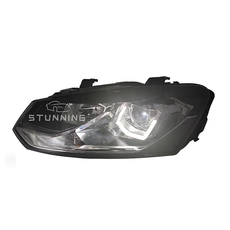 Upgrade Full LED Headlamp headlight For VW Polo 2011-2018 head lamp head light plug and play ITN Auto