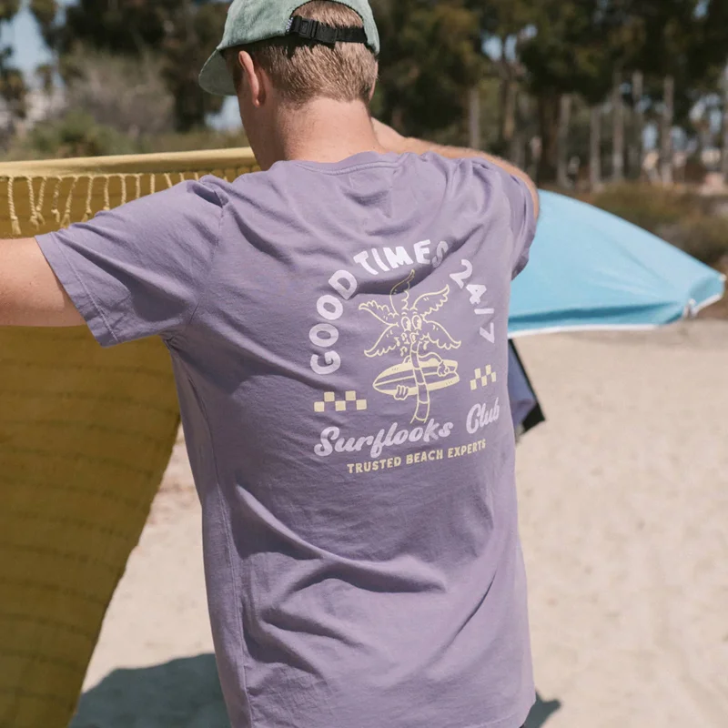 Summer Surf Club Retro Casual Tee