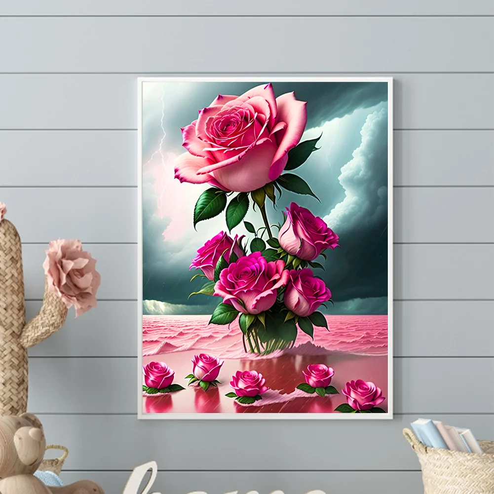 Diamond Painting - Full Round Drill - Rose(30*40cm)