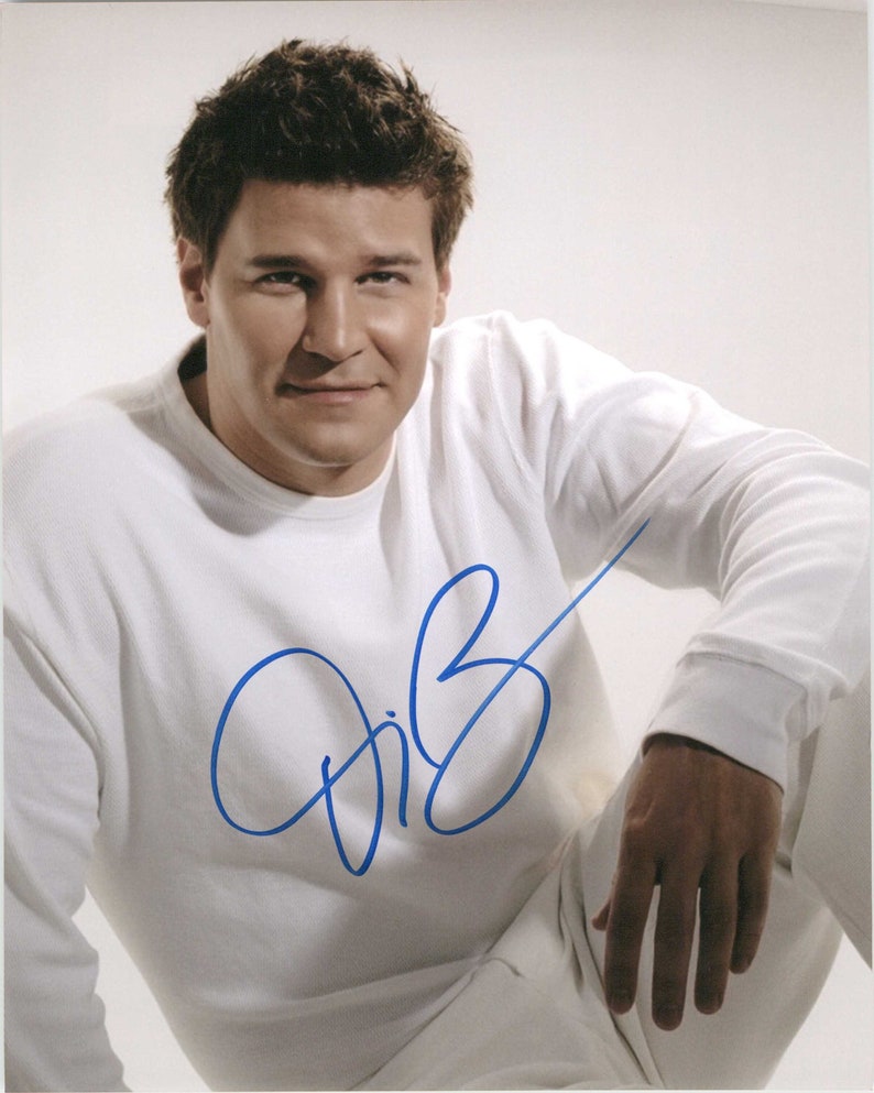 David Boreanaz Signed Autographed Bones