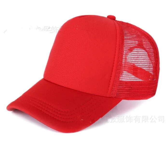 DIY Custom LOGO Mesh Adult Summer Trucker Hats Breathable Baseball Caps Print Logo Snapback Hats Gorras