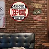 Deep Rock Gasoline - Round Metal Tin Signs(12*12Inch) - Garage