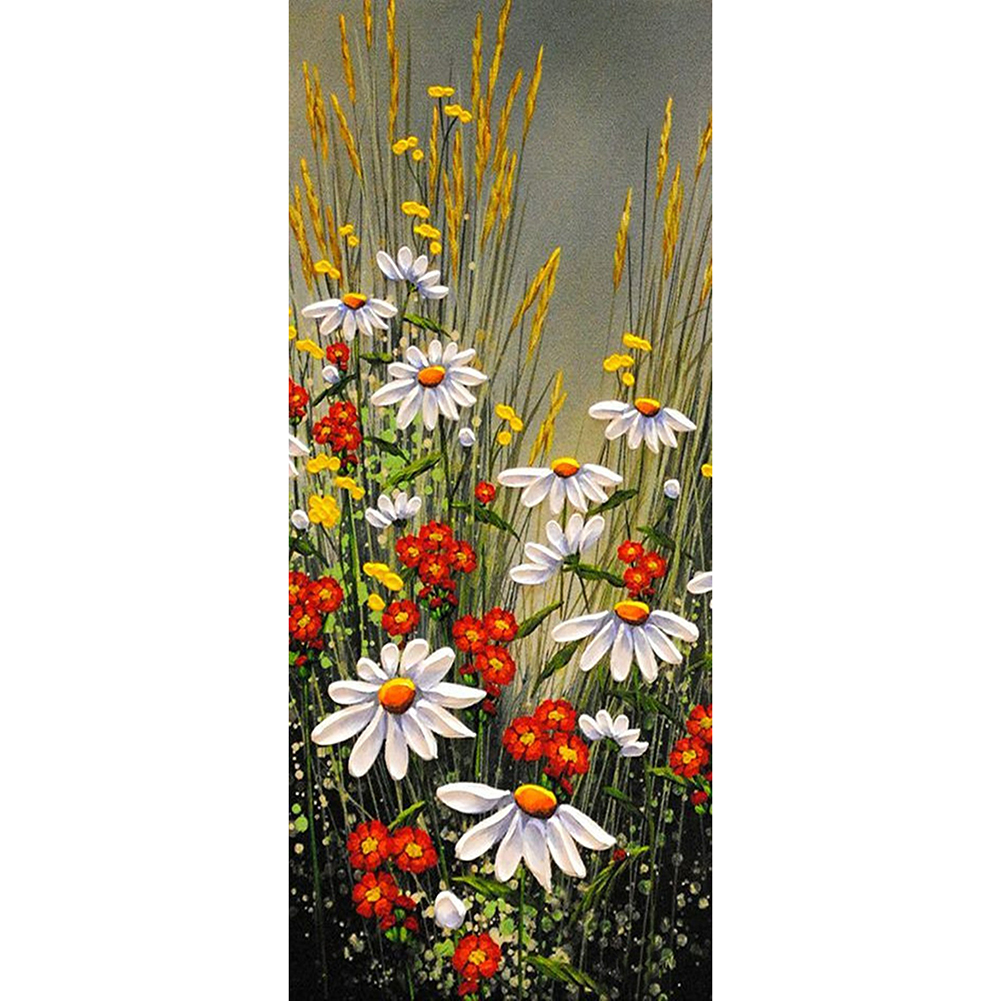 

Flowers Grass - Round Drill Diamond Painting - 50*110CM (Big Size), 501 Original