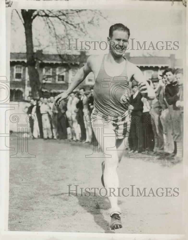 Press Photo Poster painting Track star Charley Paddock - kfa05732