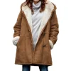 Women's Long Sherpa Lined Jacket
