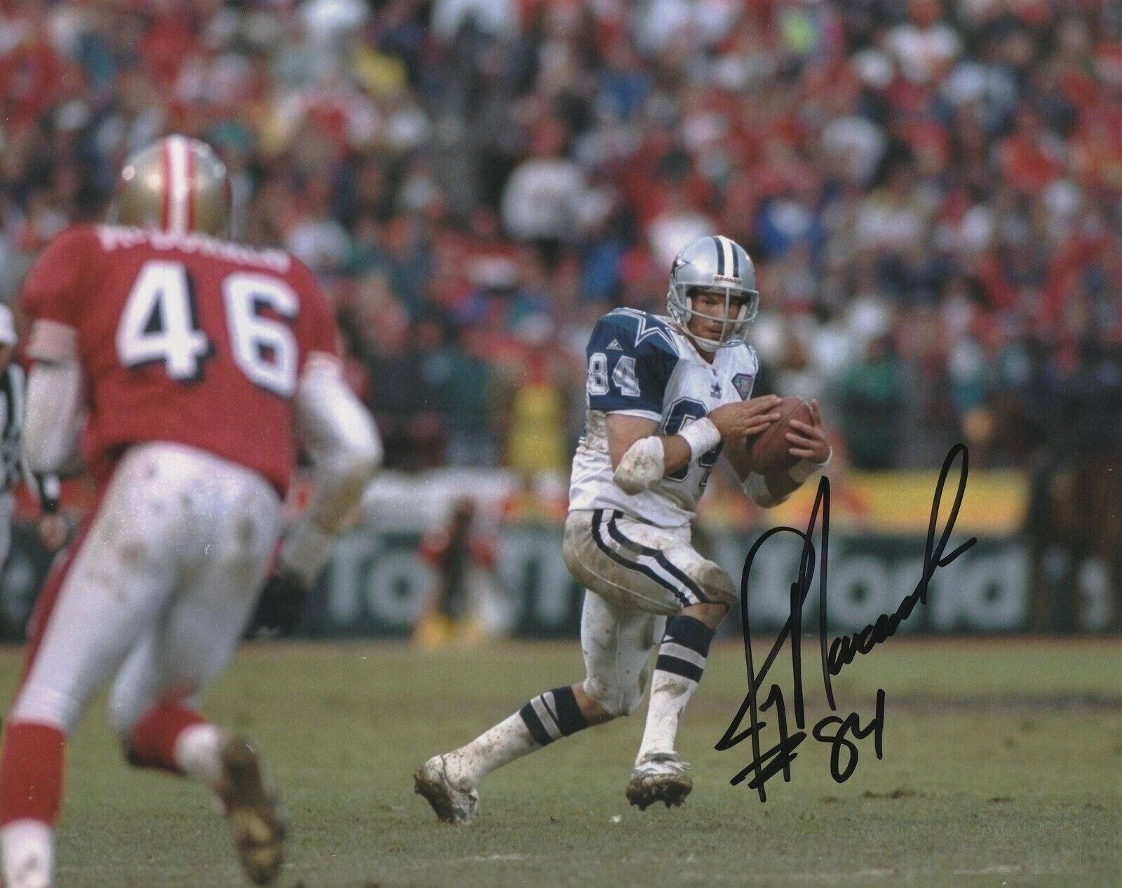 Jay Novacek Autographed Signed 8x10 Photo Poster painting ( HOF Cowboys ) REPRINT