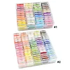 Multi-Color Embroidery Yarn with Transparent Storage Box Cross Stitch Supplies Sewing Embroidery Thread Set for Halloween Christmas Mothers Day