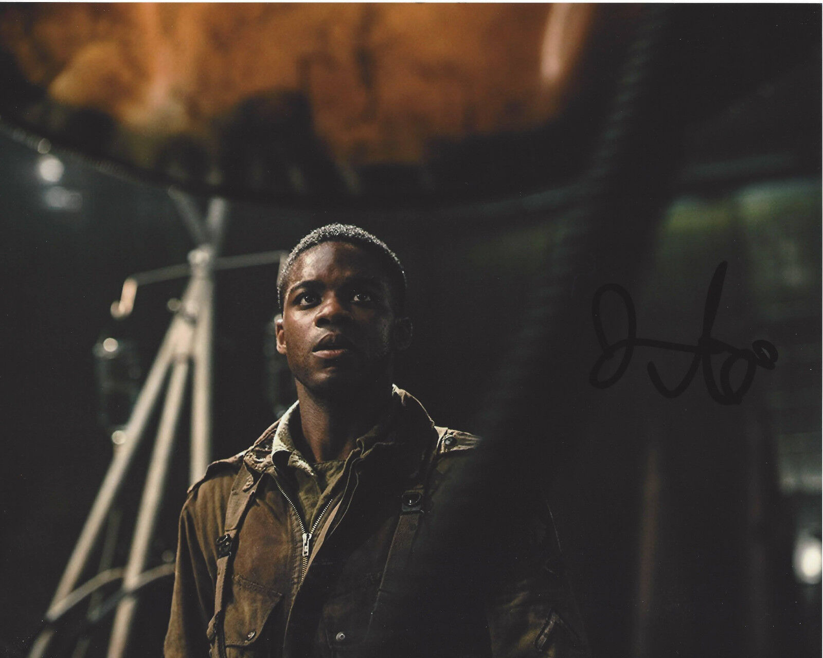 JOVAN ADEPO SIGNED AUTHENTIC 'OVERLORD' 8X10 Photo Poster painting C w/COA FENCES ACTOR