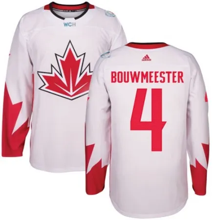 Team Canada #4 Jay Bouwmeester White 2016 World Cup Stitched Youth NHL Jersey