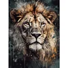 (Stamped/Counted) Watercolor Lion-11CT/14CT Cross Stitch 40*53cm