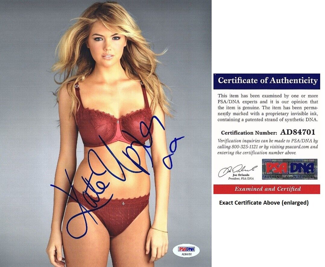 Kate Upton Signed SI Sports Illustrated Swimsuit Model 8x10 inch Photo Poster painting - PSA/DNA