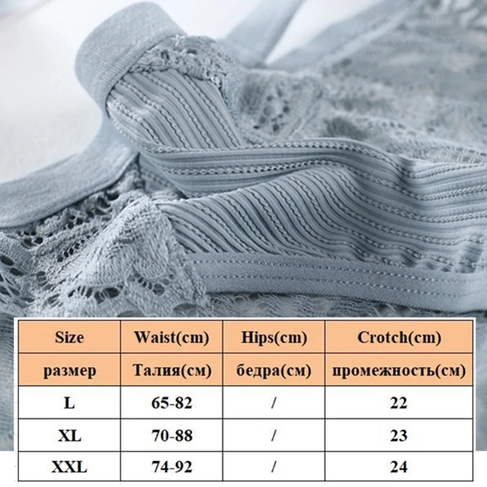 Sexy Panties Women Lace Hollow Out Underwear Panties Lingerie Ladies Seamless Low-Waist Briefs Underpants Intimates Panty Solid