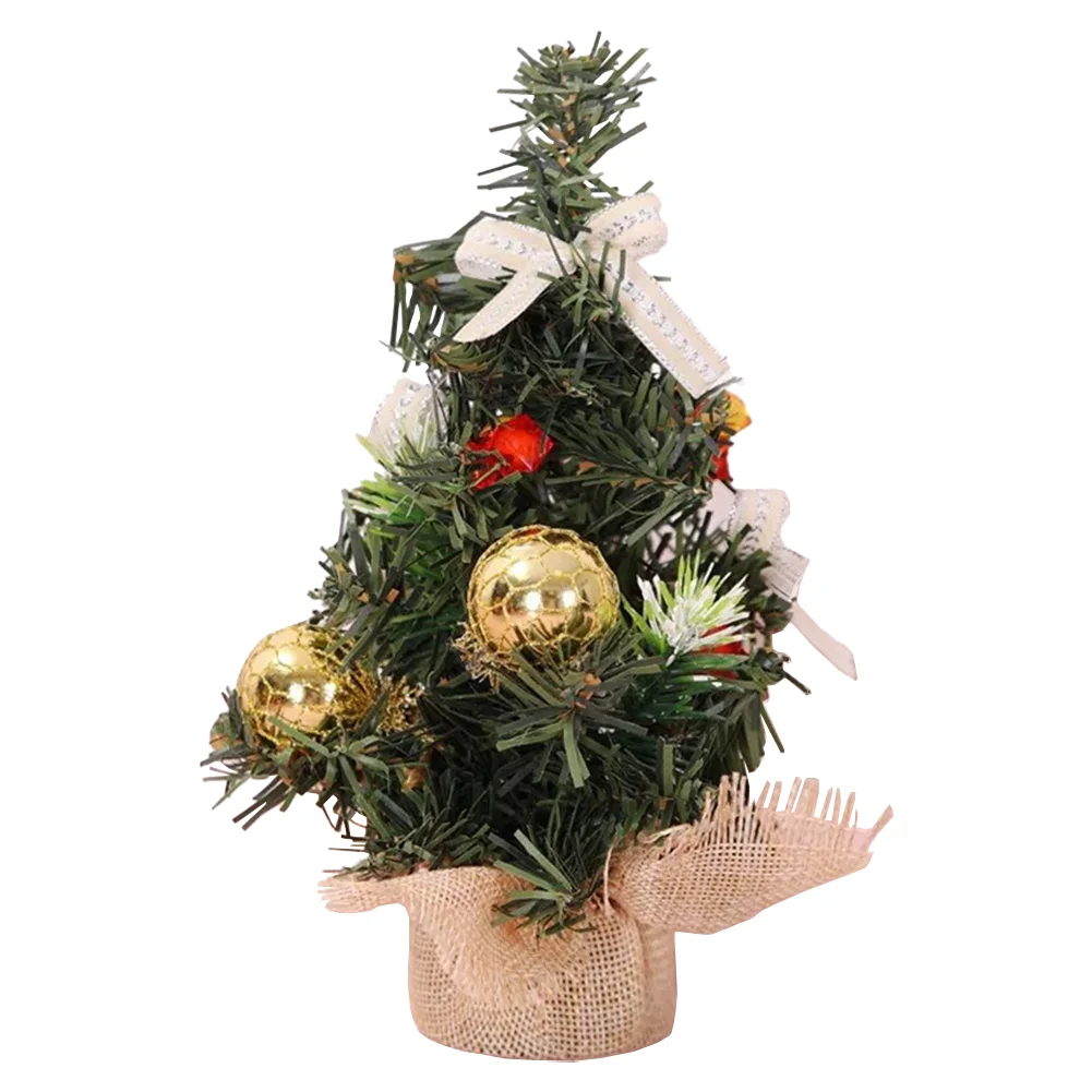 20cm Artificial Xmas Tree Great Gifts Tabletop Mini Tree Festival Party Supplies