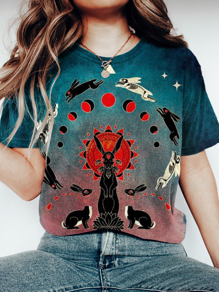 Comstylish Easter Bunnies Women's Vintage T-shirt