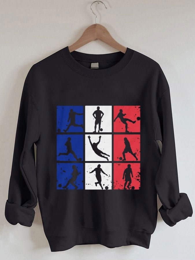 Women's Football Print Sweatshirt