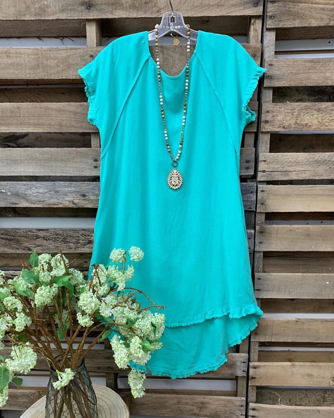 Summer ladies turquoise green casual vest