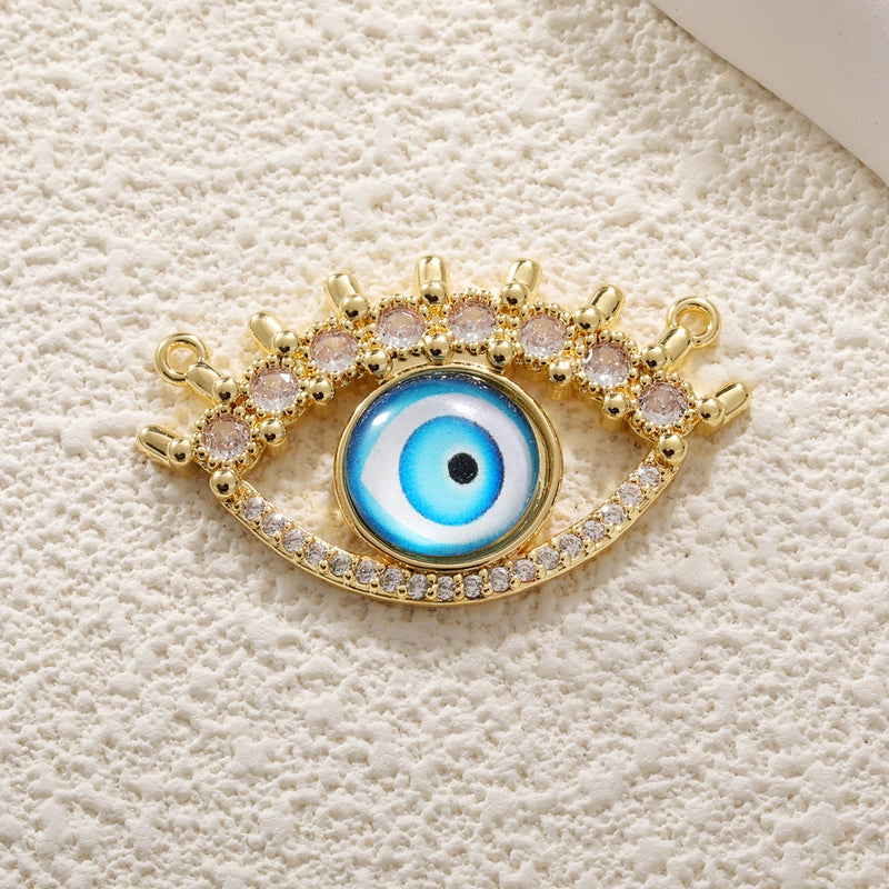 1 Piece Copper Devil’s Eye Jewelry Accessories Pendant