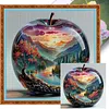 Apple Scenery-14CT Stamped Cross Stitch 45*45cm tapestrymarket