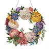 Diamond Painting Christmas Wreath Pendant