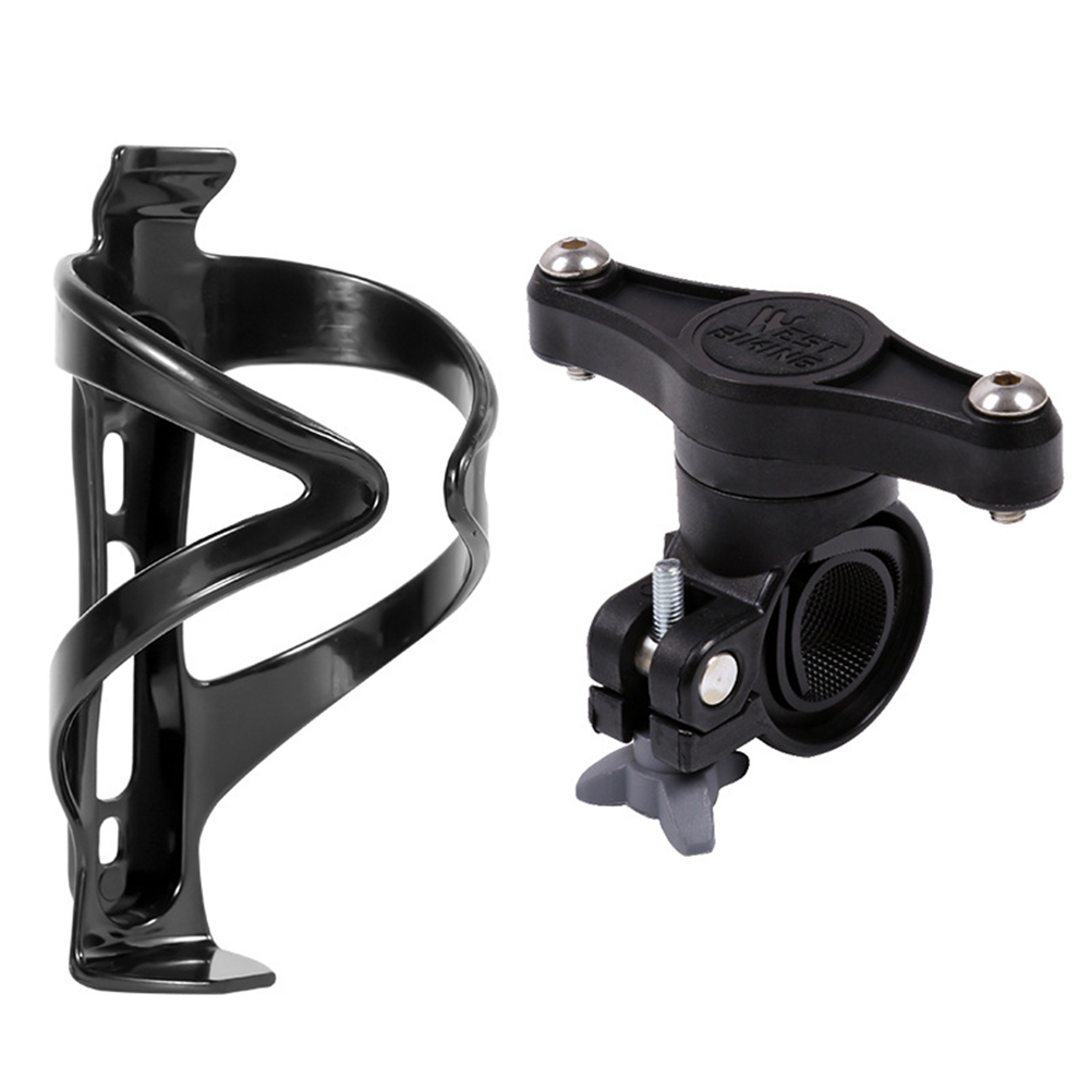 

West Biking Bicycle Water Bottle Cage Holder 360 Degree Rotation Converter, 501 Original