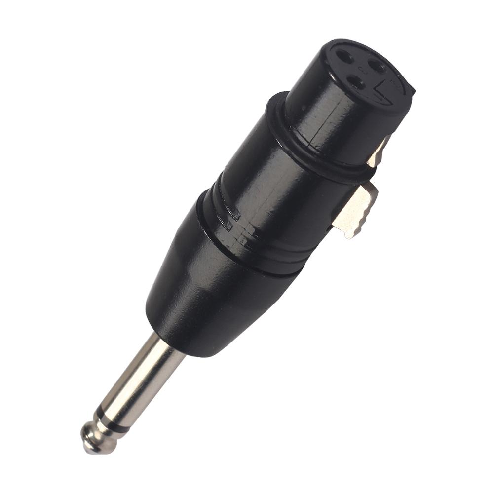 

6.35Mm Mono Male To Xlr 3Pin Female Converter Audio Plug Adapter Connector, 501 Original