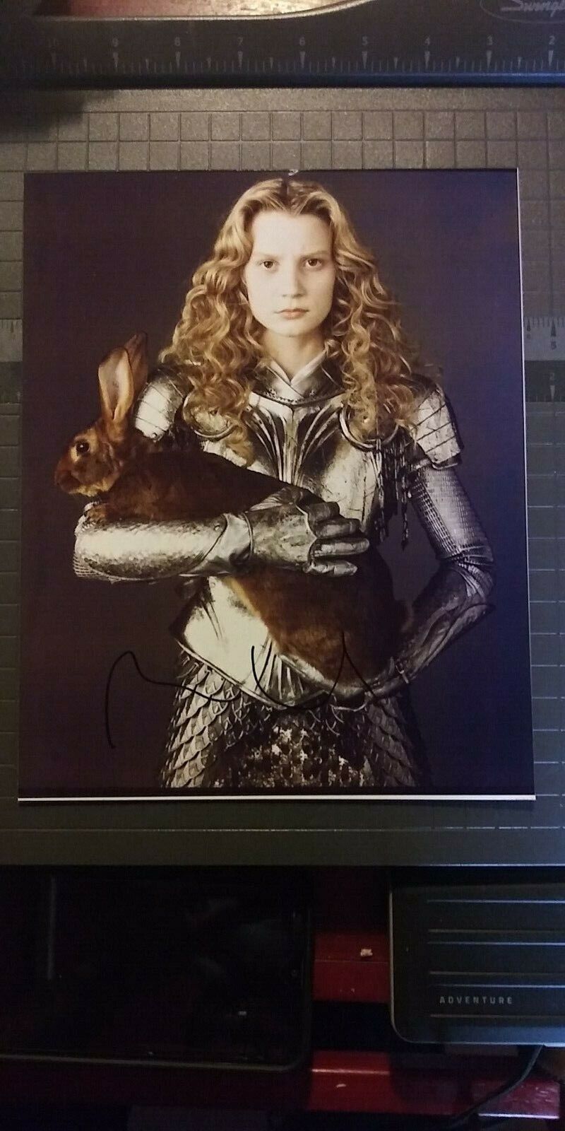 Mia wasikowska signed 8x10