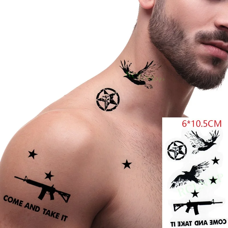 Waterproof Temporary Tattoo Sticker sexy English Letter Words Arrow Fashion Pattern Flash Tatoo Fake Tatto for Women Men