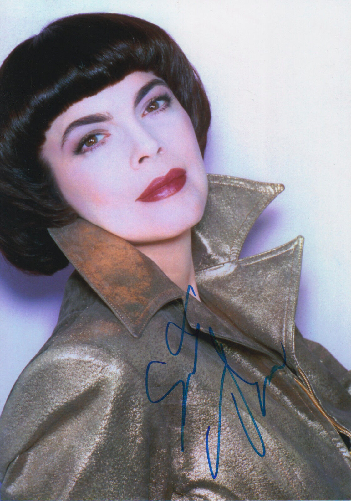 Mireille Mathieu signed 8x12 inch Photo Poster painting autograph