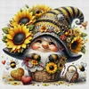 Sunflower And Dryad-11CT Counted Cross Stitch 50*50cm/19.69*19.69in