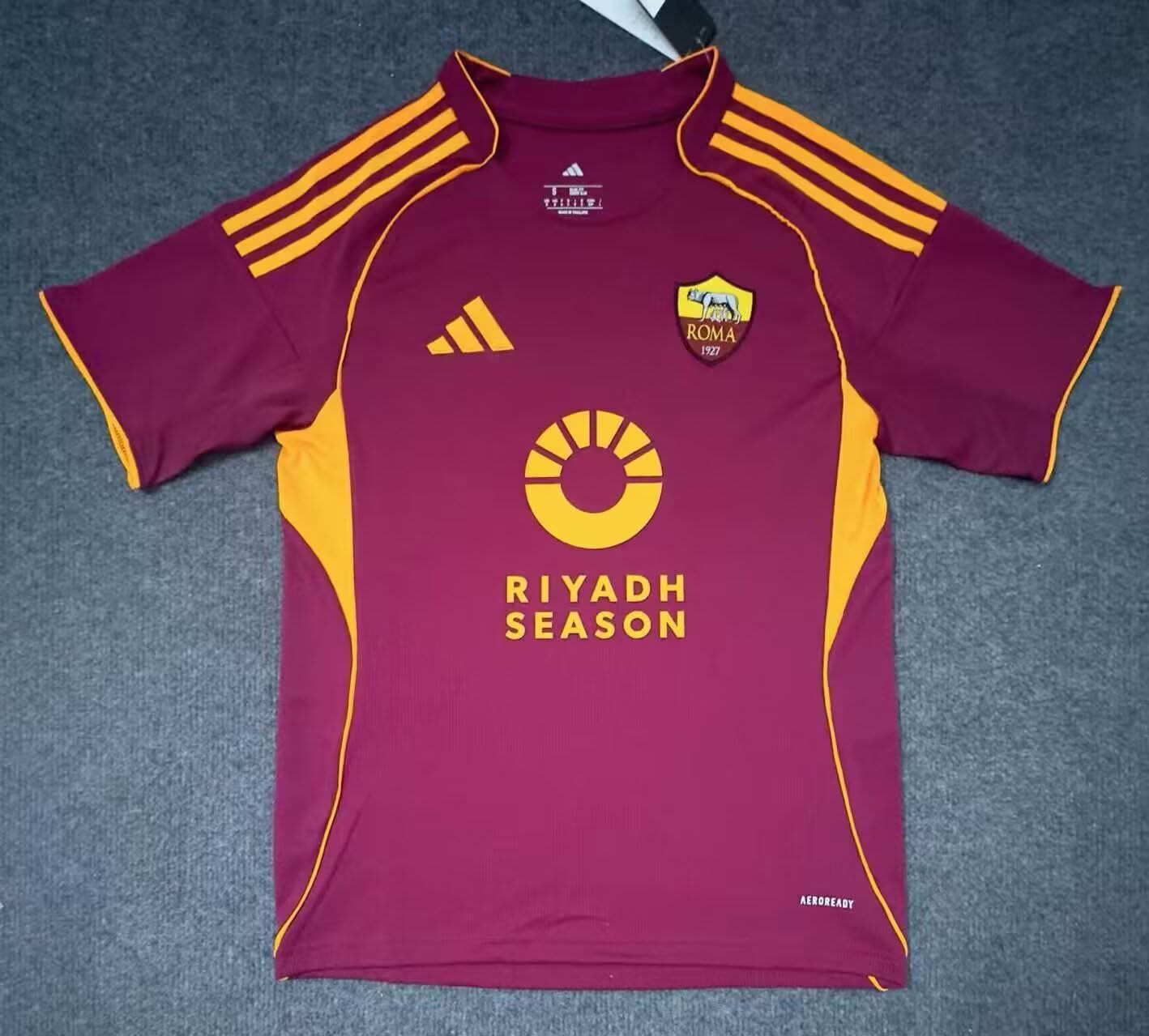 2025-2026 AS Roma Home Football Shirt 1:1 Thai Quality- Maxi Kit