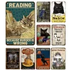 (Multi Style)Black Cat Plays Basketball - Metal Tin Signs(8*12Inch/12*16Inch) - Animal