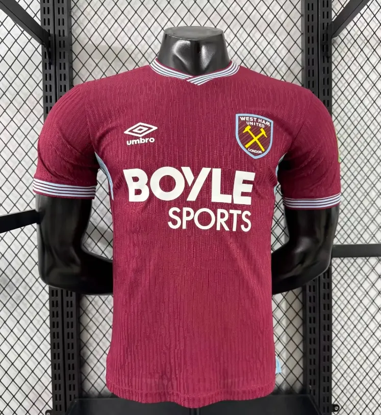 2025-26 West Ham United Home Jersey - Player Edition