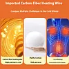 28 Heating Zone Smart Electric Heated Vest USB/DC Stand Collar Thermal Waistcoat