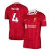 VIRGIL #4 Liverpool Home Authentic Soccer Jersey 2024/25