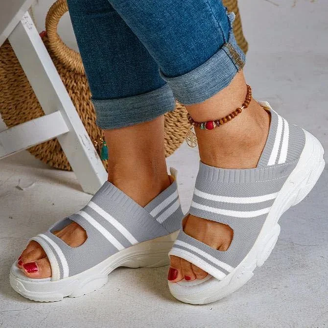 Elastic Women Summer Casual Pantshoes