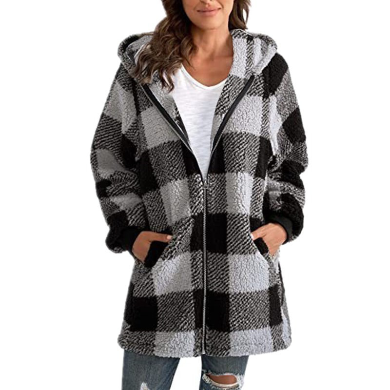 Winter Plus Size Fleece Zipper Jacket
