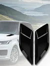 1Pair Hood Air Vent Cover Trims Gloss Black Fit for Range Rover Sport L494 14-18