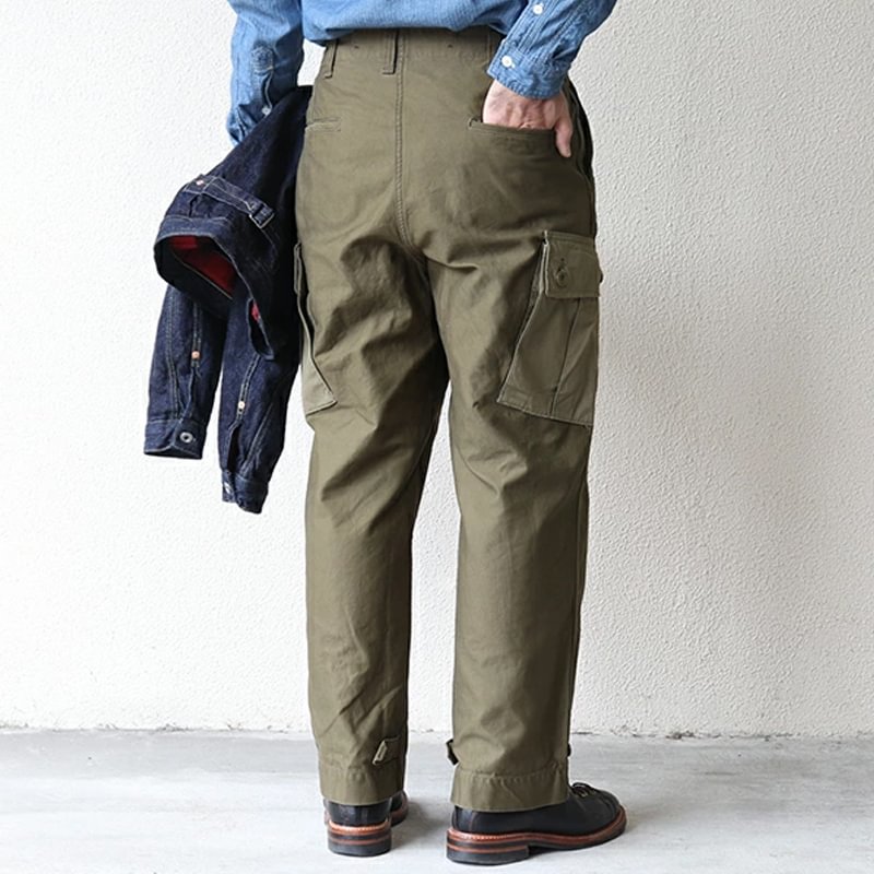 1943 M-43 Field U.S. Army Adjustable Olive Trousers