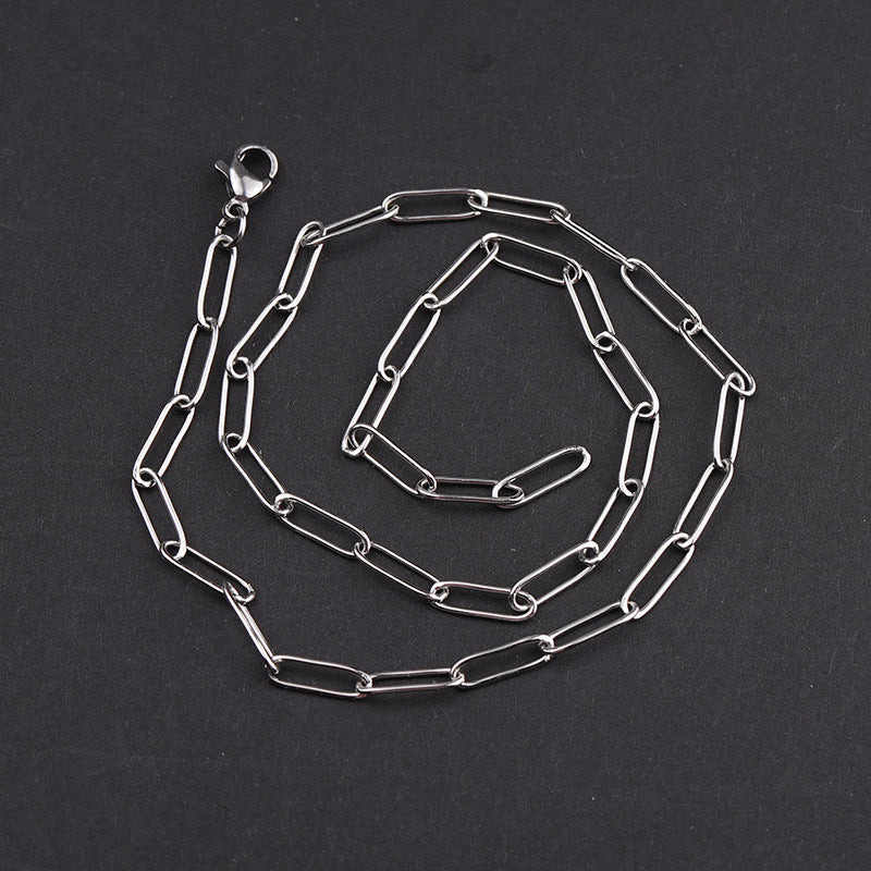 2 Pieces IG Style Chain Stainless Steel Electroplating Jewelry Making