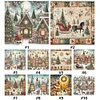 (Multi-Style) Christmas-11CT Stamped Cross Stitch 50*50cm
