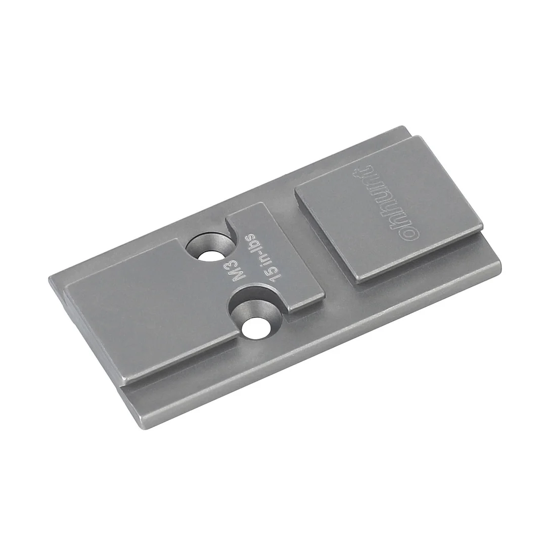 ohhunt&reg; Red Dot GLOCK MOS Adapter Plate Compatible with FB-O4/ACRO P1/P2 CNC Machined from 6AL4V Titanium