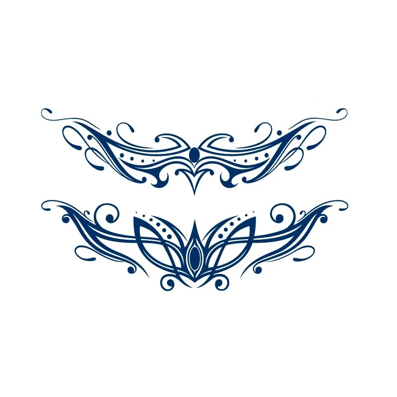 Angel wings/fly Skull/butterfly/sweet feeling Lasts 15 Days Waterproof Temporary Tattoos Men Flash Tatoo Fake Tattoo Sticker