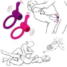 pornhint Pornhint Penis Ring Cock Intense Clit Stimulation Silicone Tongue Vibrator Sex Fidget Toys For Couple Adults Products Delay Ejaculation