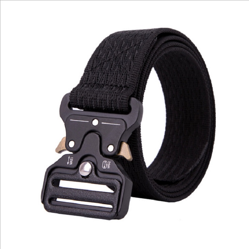 

Multifunctional Male Outdoor Nylon Waist Belt Army Buckle Strap Waistband, 501 Original