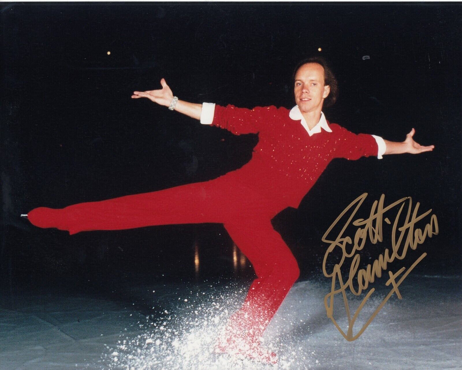 Scott Hamilton #0 8x10 Signed Photo Poster painting w/ COA Olympic