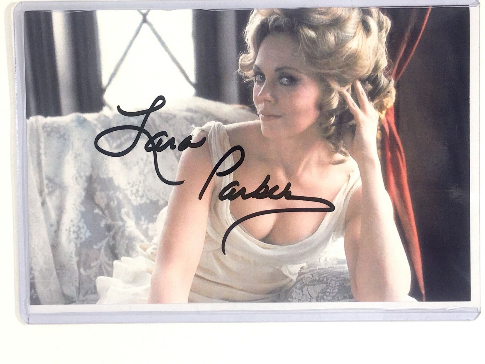 Lara Parker Signed 4x6 Photo Poster painting Angelique Night of Dark Shadows Autograph Auto