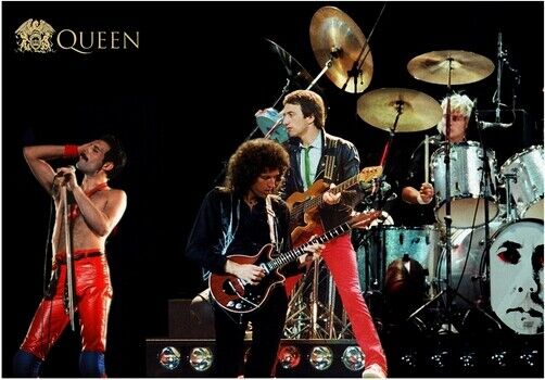 QUEEN POSTER - BAND 3 - Photo Poster painting QUALITY INSERT  POST!