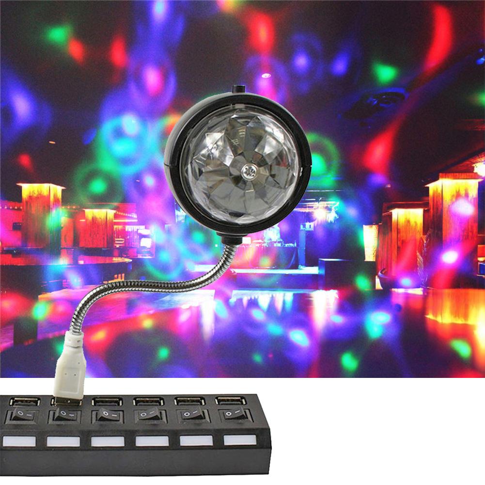 

Led Colorful Rotating Stage Light Usb Crystal Magic Ball Dj Disco Ktv Lamp, 501 Original