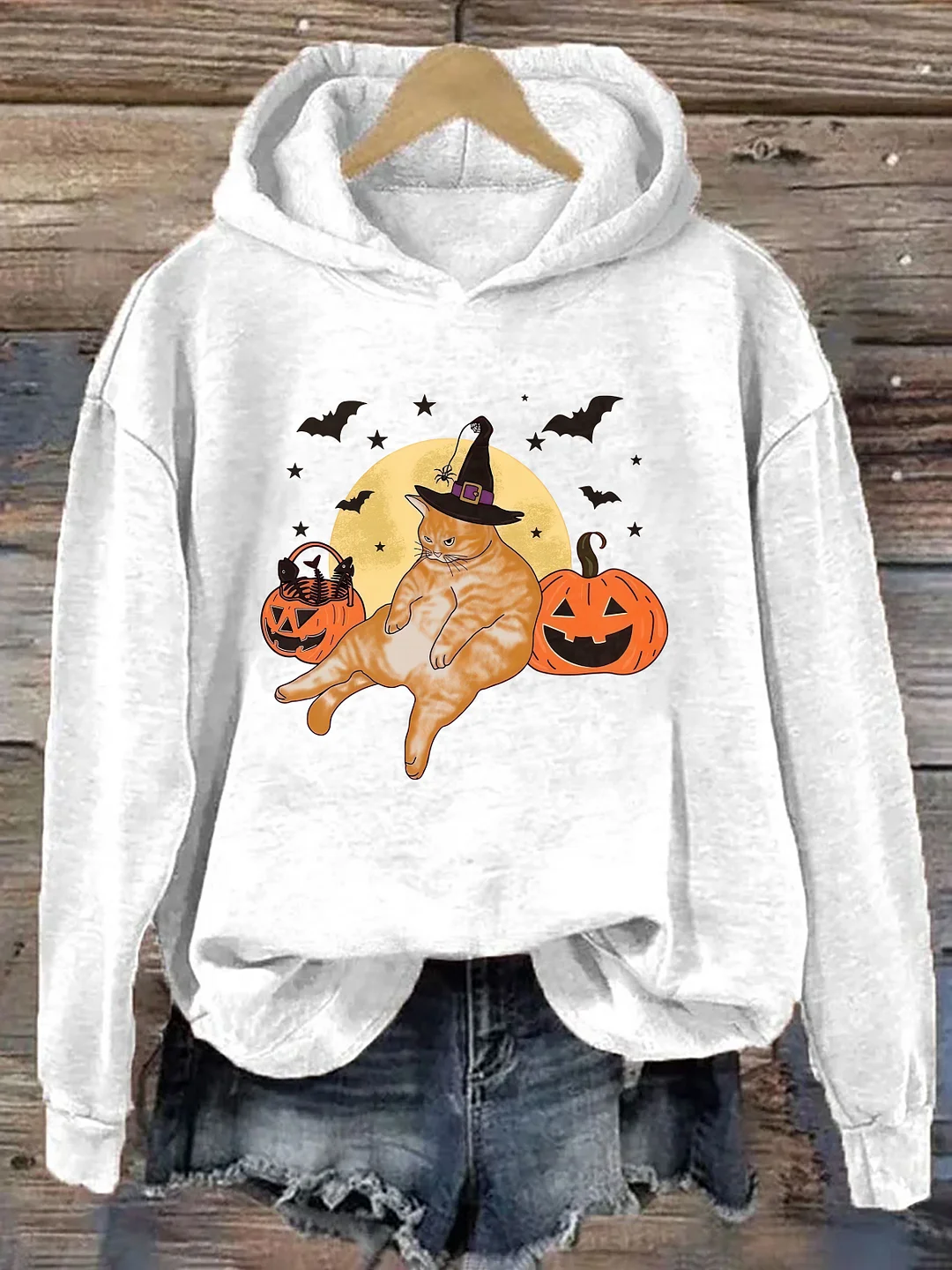 Halloween Cat Hoodie